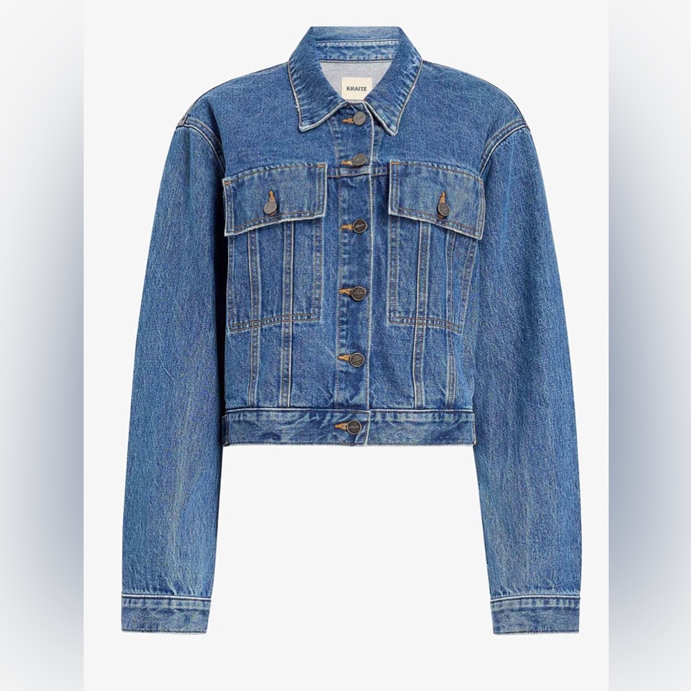 KHAITE Saunder Classic Blue Denim Jacket size S-New with tags. - SOLD OUT